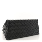 Nappa Intrecciato Small Andiamo With Chain Shoulder Bag Black