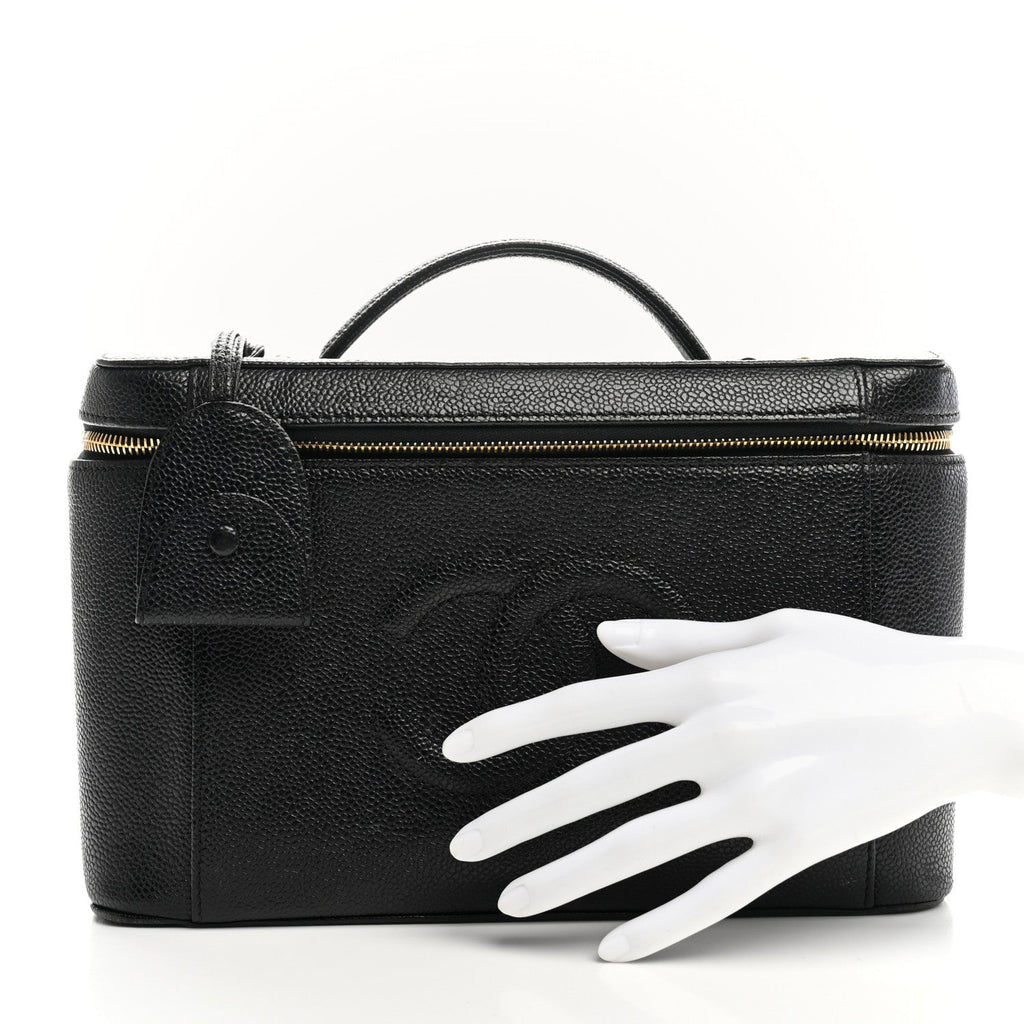 Caviar Timeless CC Vanity Case Black
