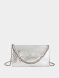 Silver Falabella Metallic Crossbody Bag