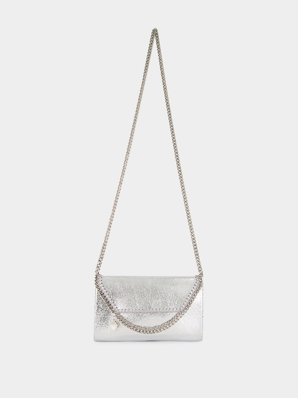 Silver Falabella Metallic Crossbody Bag