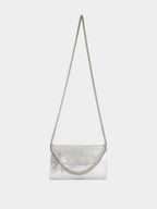Silver Falabella Metallic Crossbody Bag