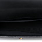Caviar Quilted Medium Boy Flap Black