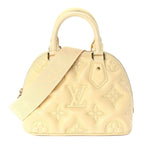 Calfskin Bubblegram Alma BB  Banana