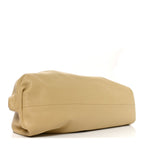 Smooth Butter Calf The Pouch Oversized Clutch Tapioca