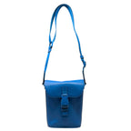 Track Small Flap Leather Crossbody Bag In Racer Blue Designer By Coach, Size: Small
