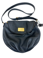 Crossbody Luxury Designer By Marc Jacobs In Black & Gold, Size:Medium