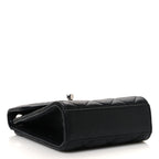 Caviar Quilted Classic Phone Holder Black