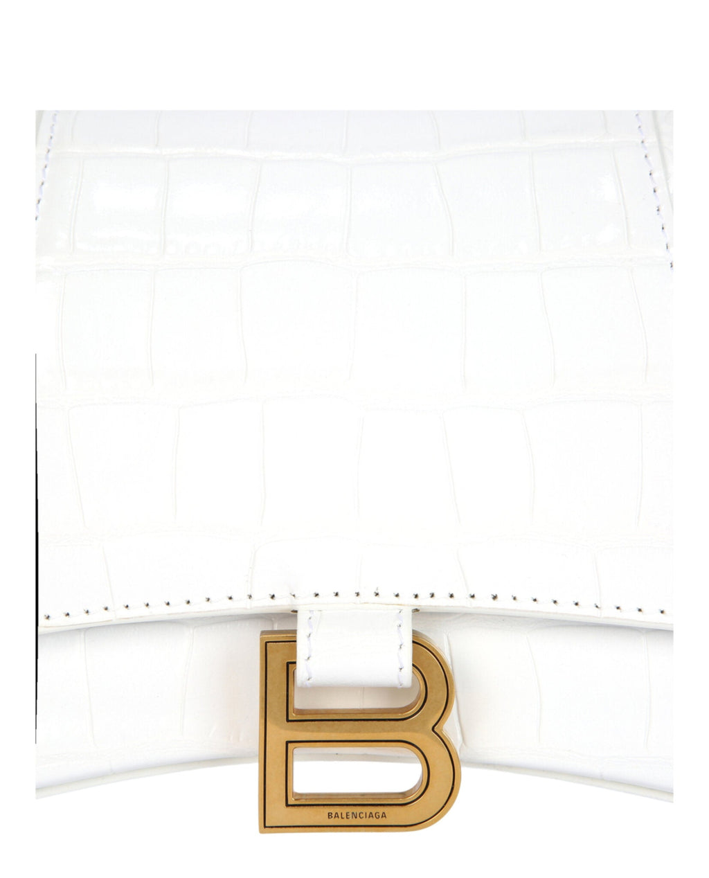 Balenciaga Womens Small Hourglass Top Handle Bag