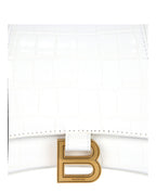Balenciaga Womens Small Hourglass Top Handle Bag