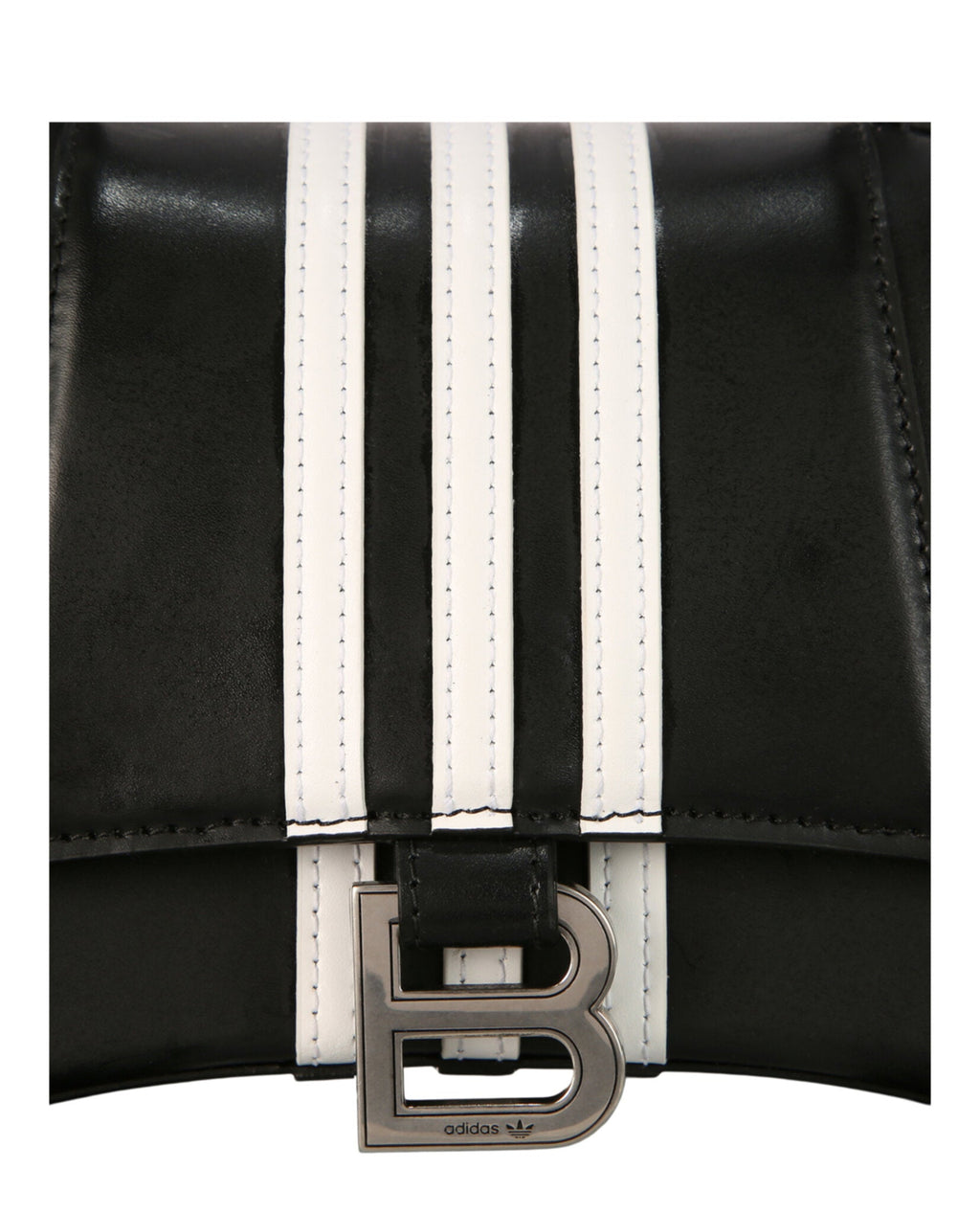 Balenciaga Womens Small  X Adidas Hourglass Top Handle Bag