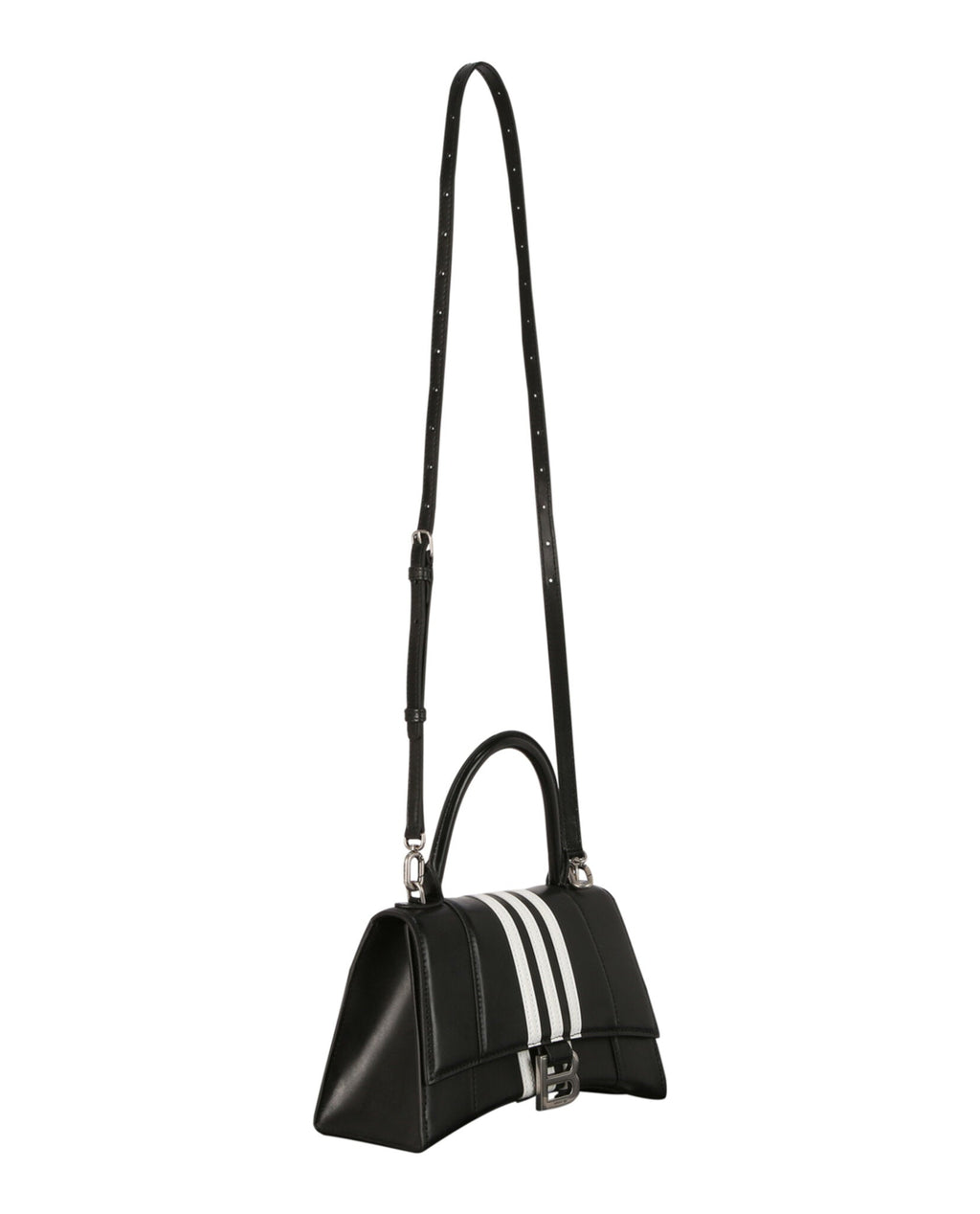 Balenciaga Womens Small  X Adidas Hourglass Top Handle Bag