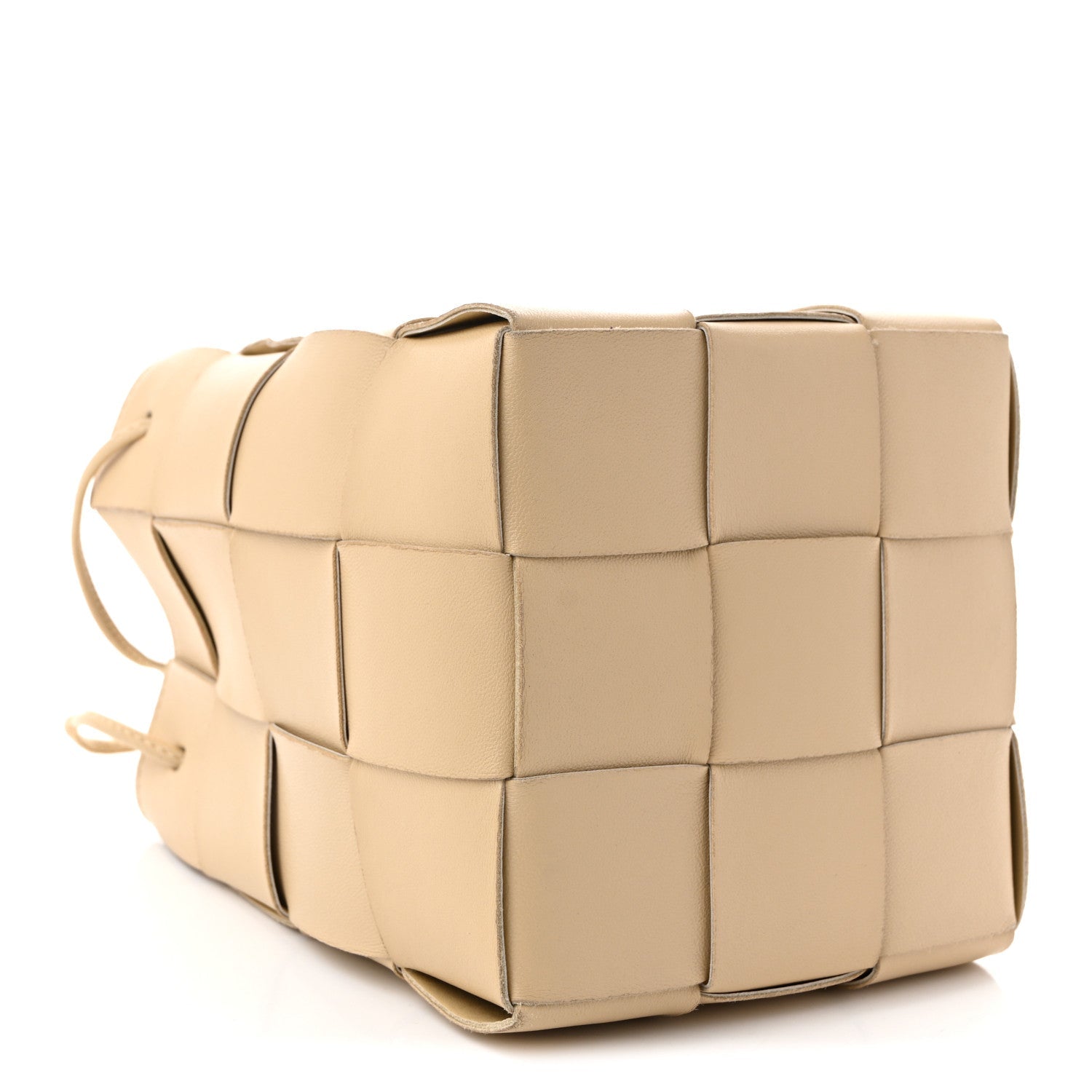 Nappa Maxi Intrecciato Small Cassette Bucket Bag Porridge