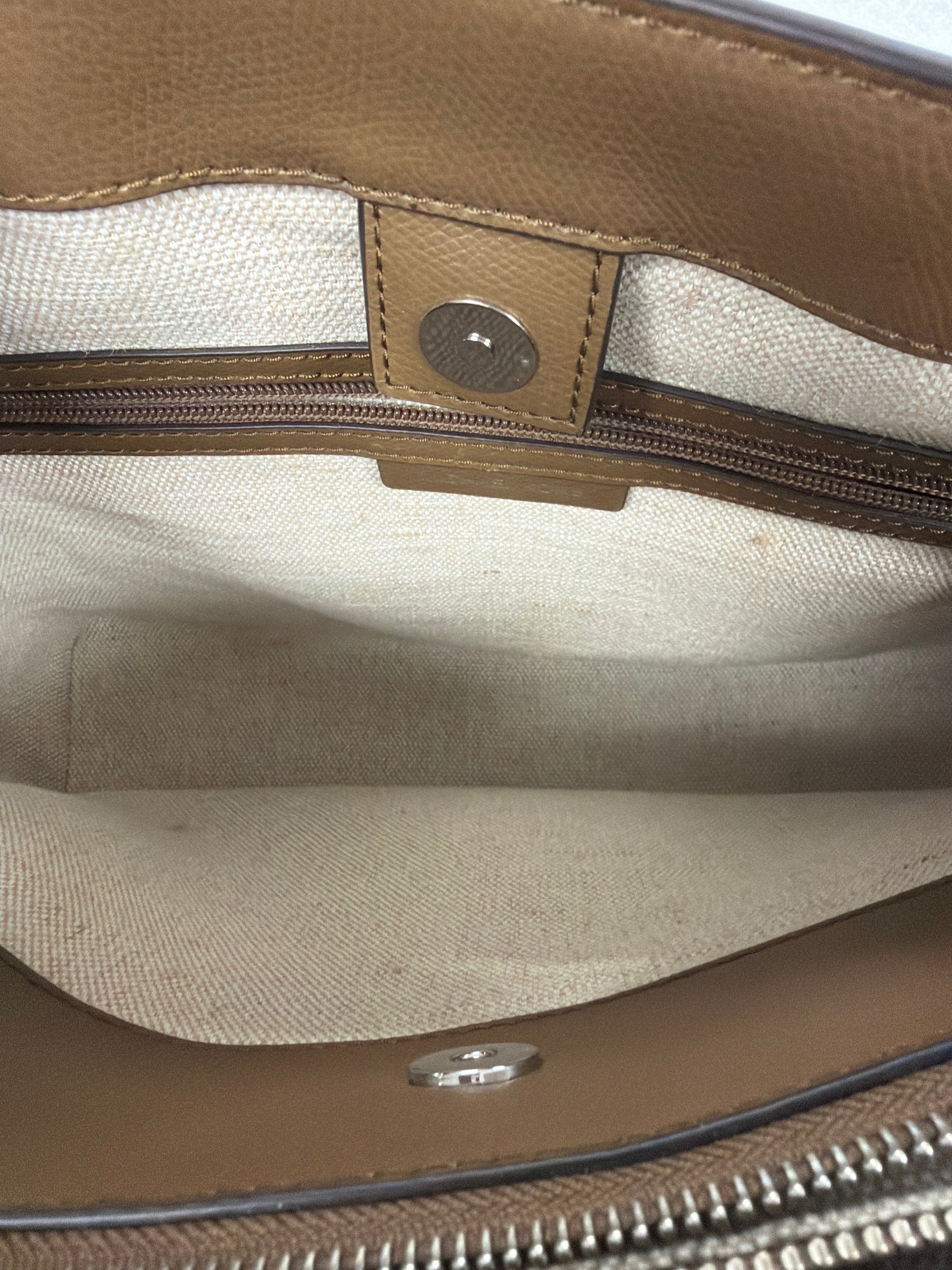 Handbag Designer By Michael Kors In Brown, Size:Large