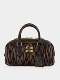 Coffee Arcadie Matelassé Bag
