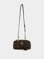 Coffee Arcadie Matelassé Bag