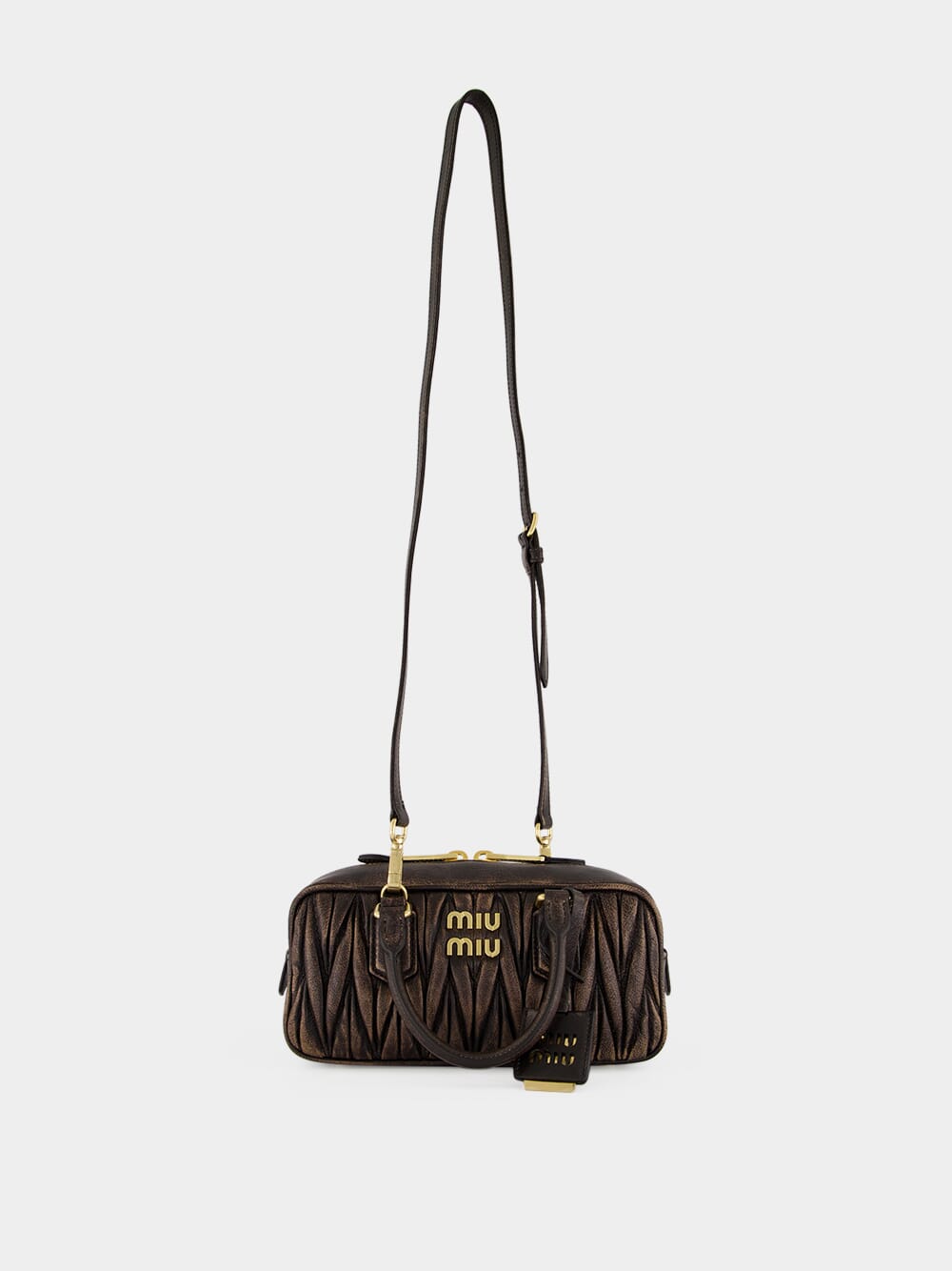 Coffee Arcadie Matelassé Bag