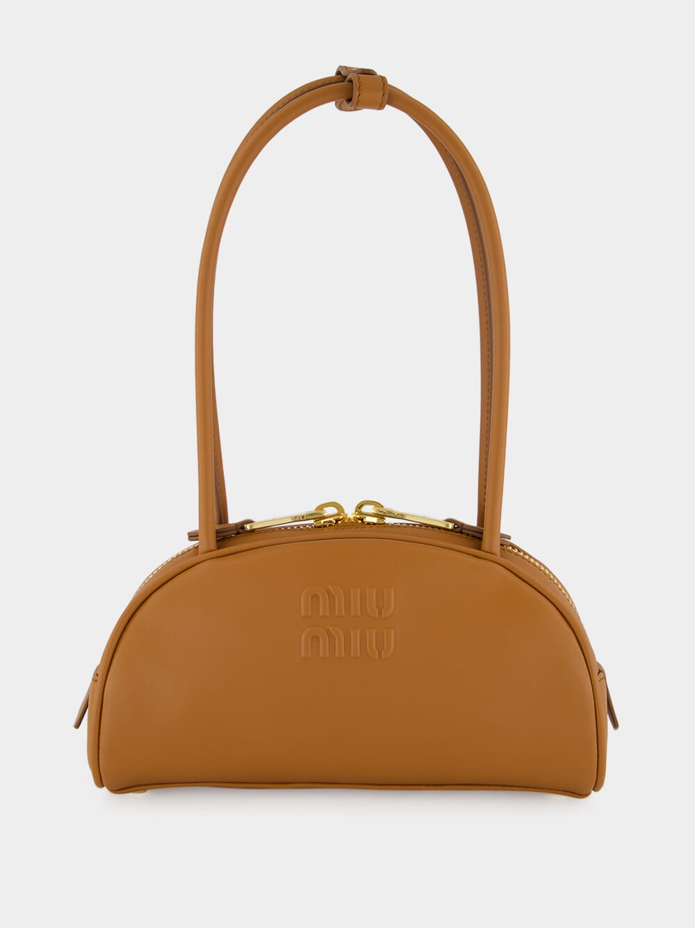 Cognac Brown Beau Small Leather Bag