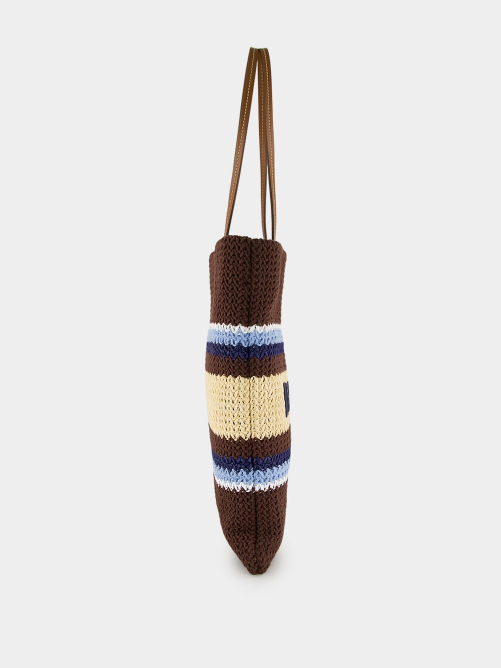 Raffia-Effect Woven Tote Bag