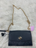 Handbag Designer By Coach In Navy, Size:Small
