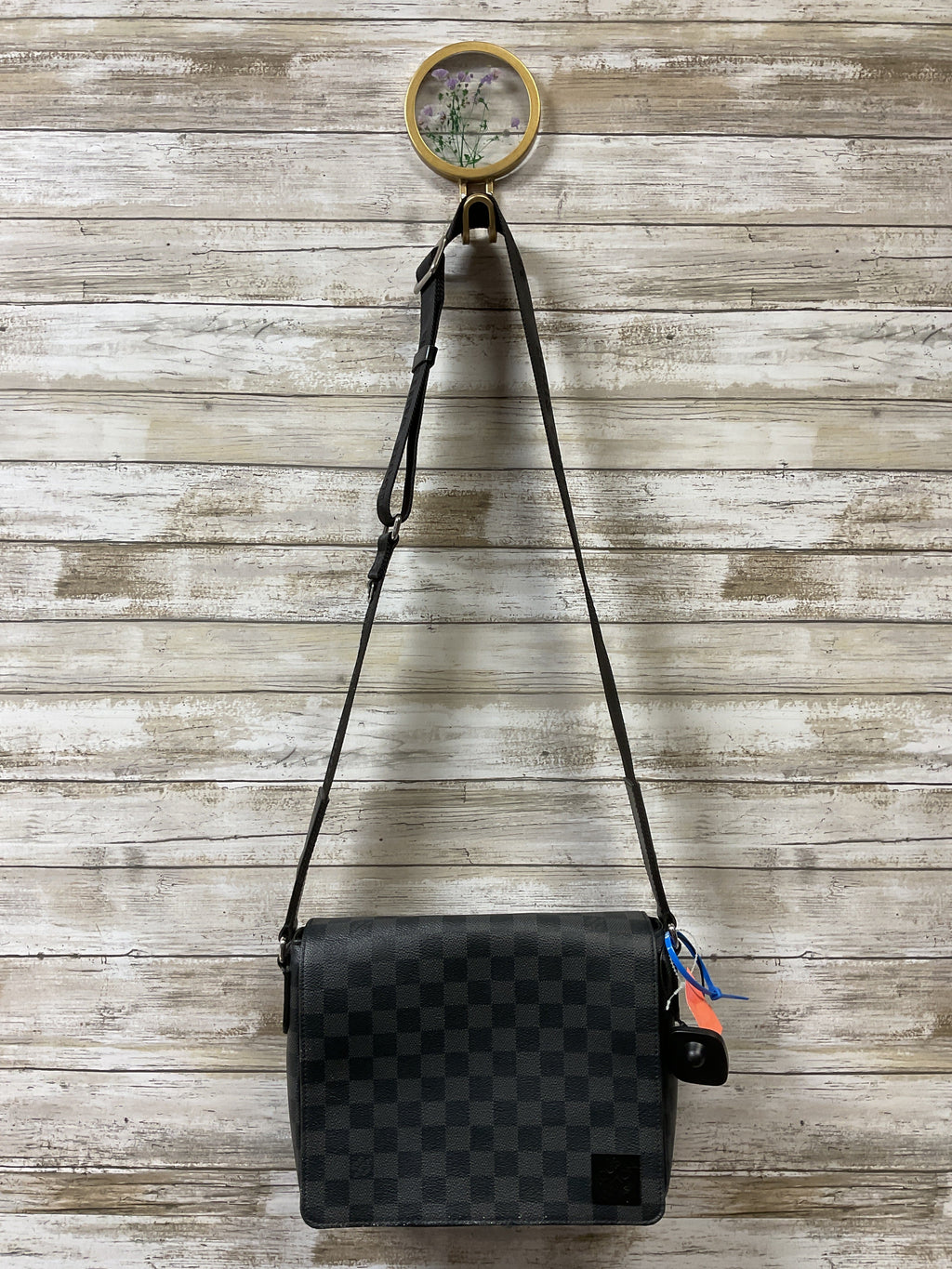 Crossbody Luxury Designer By Louis Vuitton In Black, Size:Medium