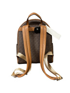 Backpack Designer By Michael Kors In Brown & Tan, Size:Medium