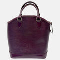 Epi Lockit PM Handbag Cassis