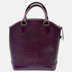 Epi Lockit PM Handbag Cassis