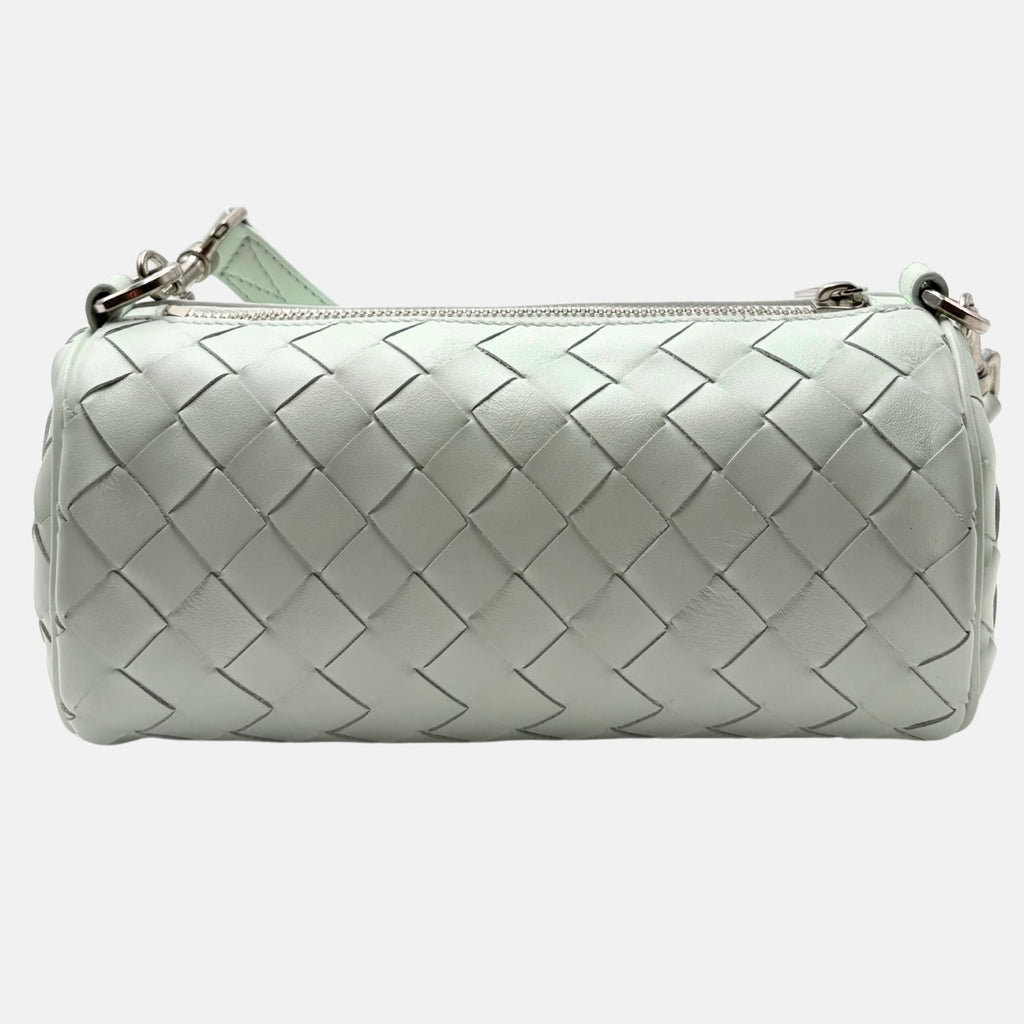 Barrel Bag Glacier Intrecciato
