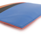 Longchamp Ruban Black Handbag Le Foulonne Bag Blue Orange Leather Wallet NEW