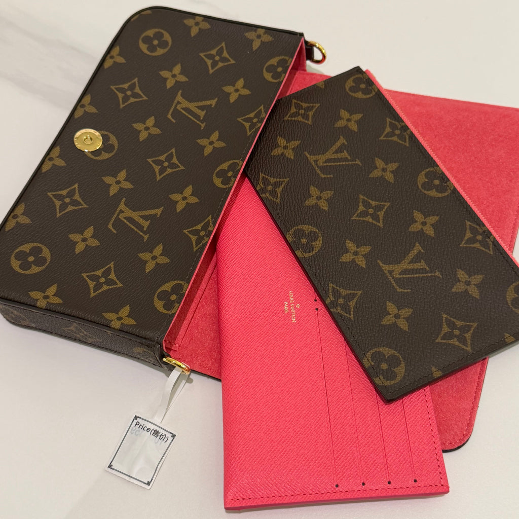 Louis Vuitton Christmas Limited Edition Felicie Pochette 3-in-1 Wallet Crossbody Bag