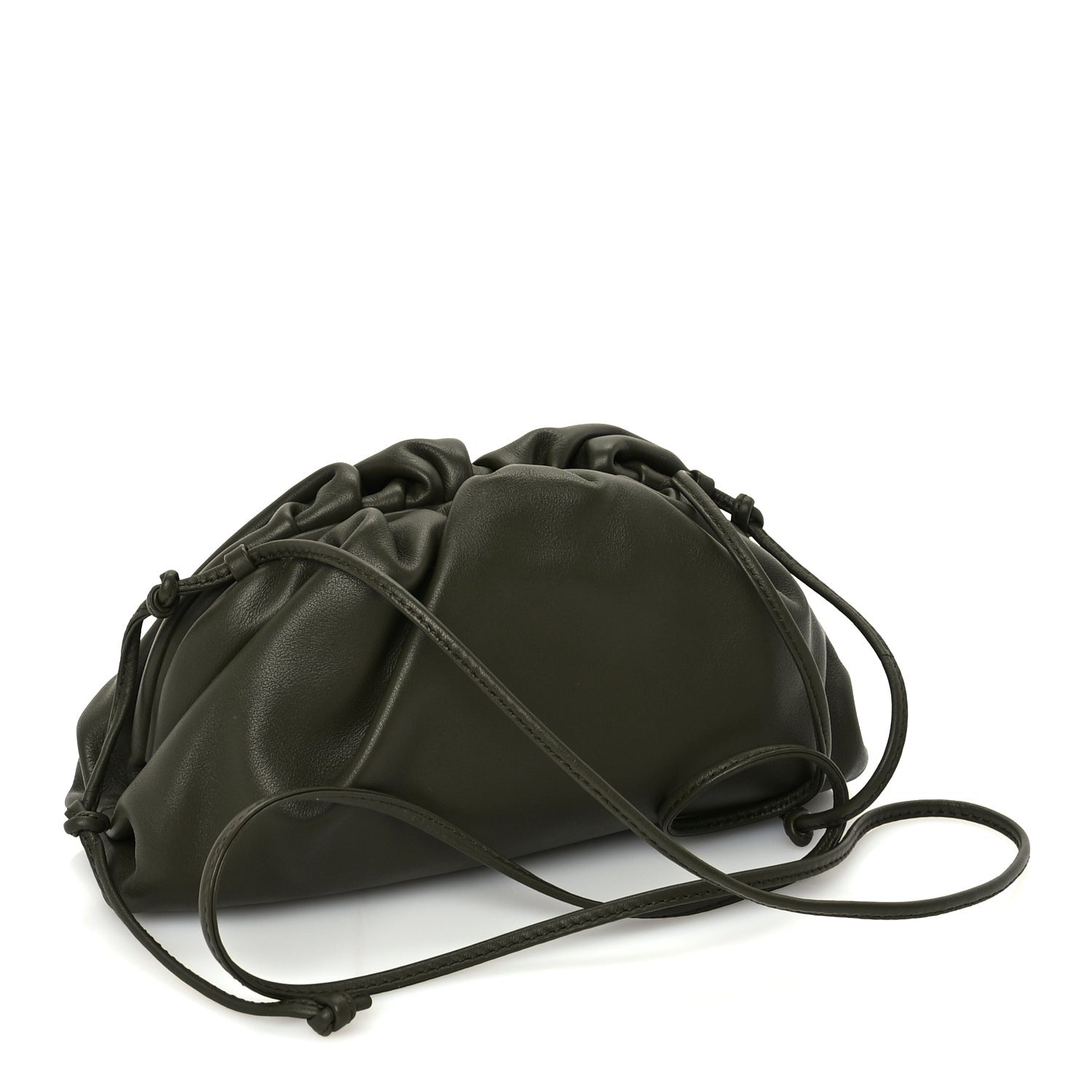 Butter Calfskin The Mini Pouch Kaki Fondente
