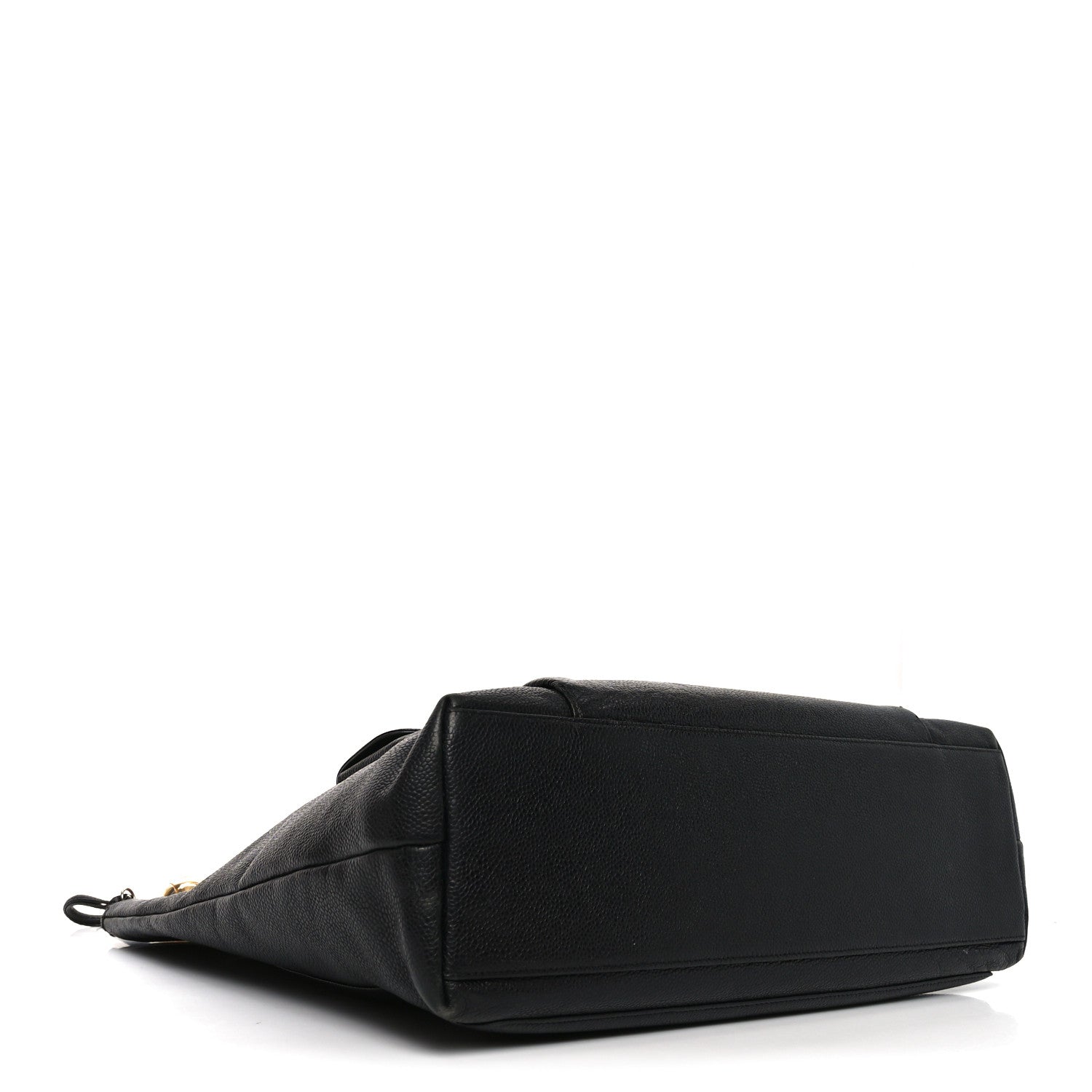 Caviar Flap Shoulder Bag Black