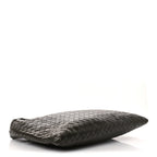 Calfskin Intrecciato Small Hop Kaki