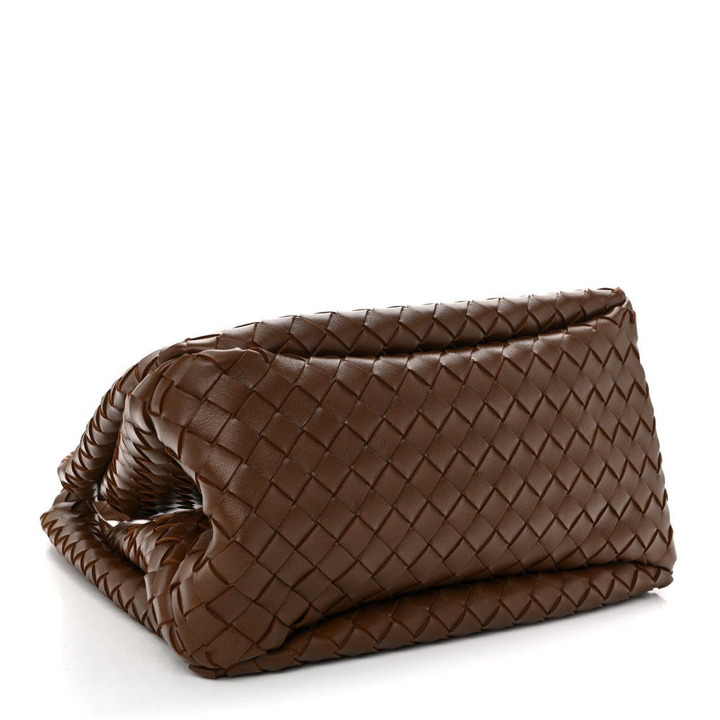 Intrecciato Medium Campana Shoulder Bag Tannin