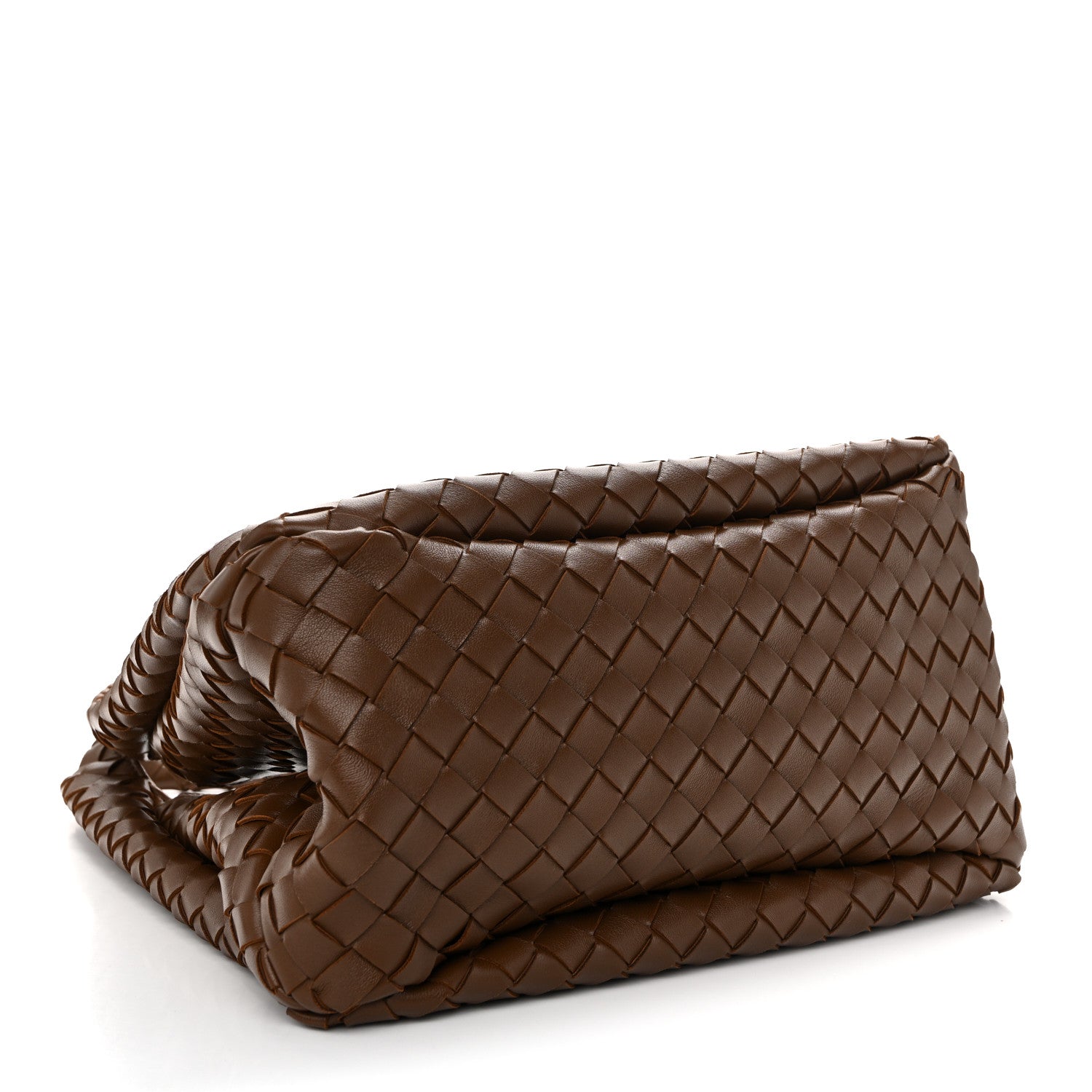 Intrecciato Medium Campana Shoulder Bag Tannin