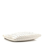 Calfskin Intrecciato Medium Dustbag Chalk