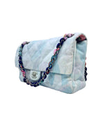 CHANEL Jungle Jeans Quilted Flap Bag Handbag