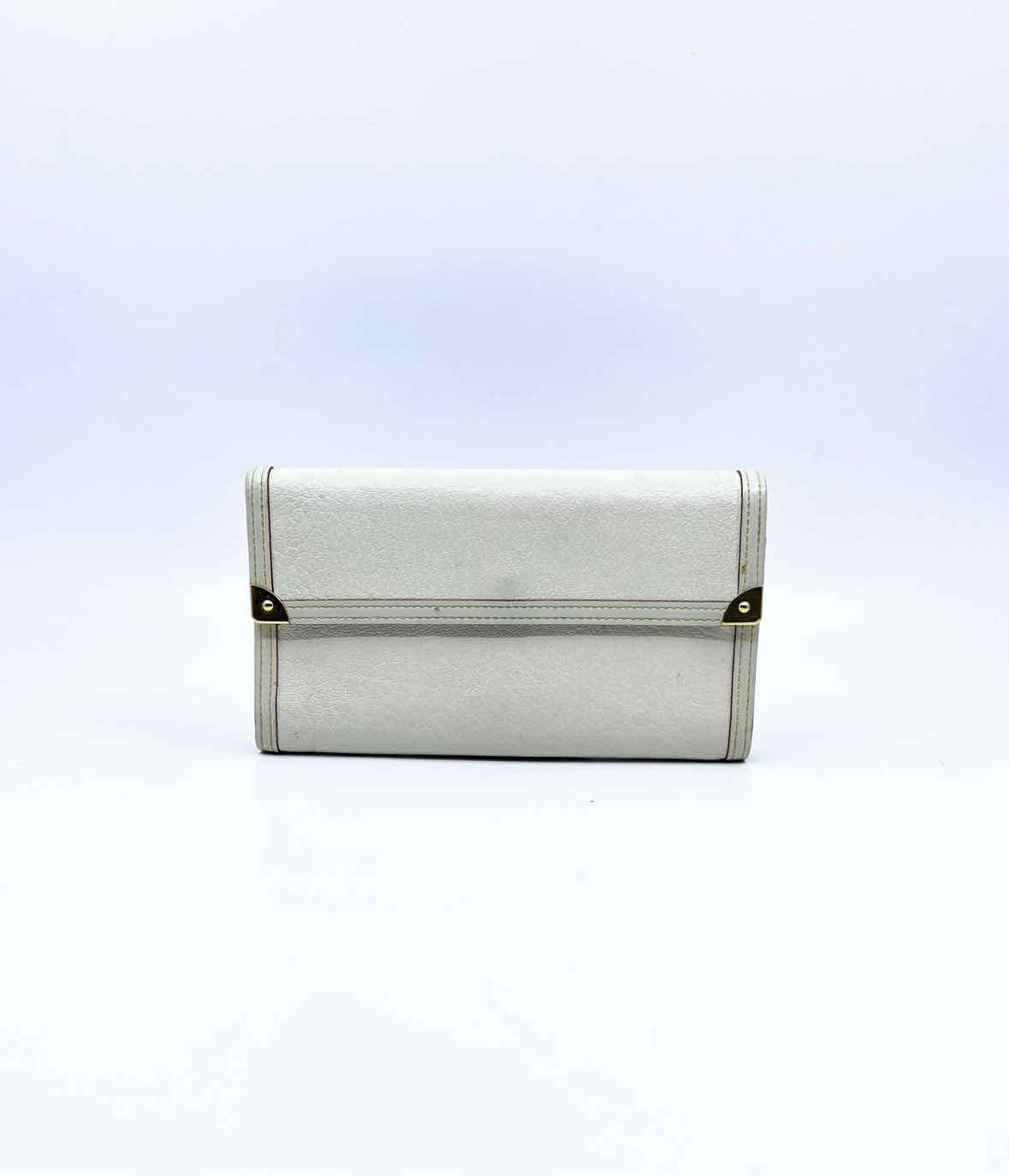 LOUIS VUITTON White Leather Wallet