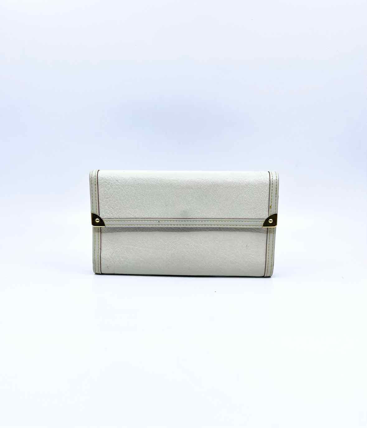 LOUIS VUITTON White Leather Wallet