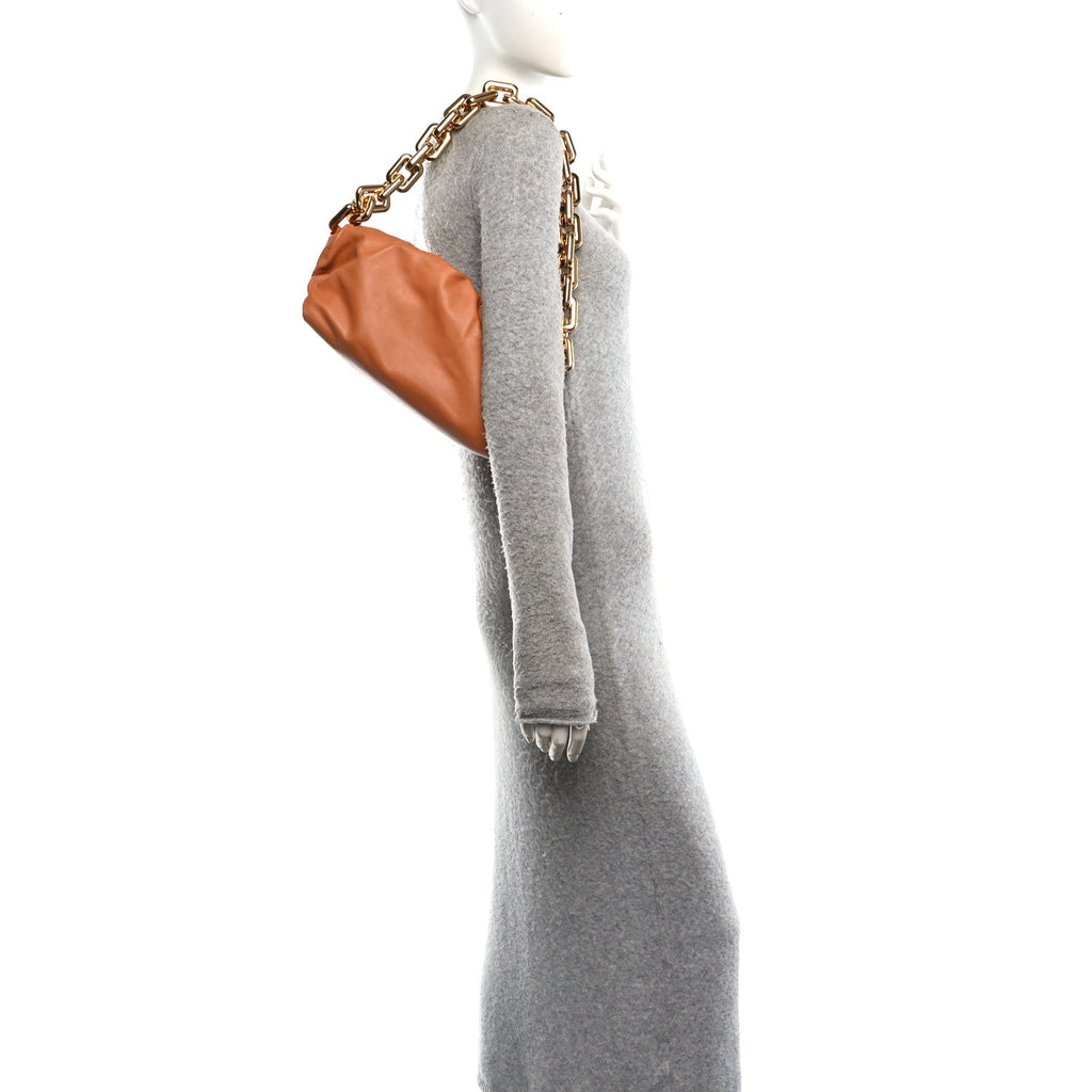 Calfskin The Pouch Chain Clay