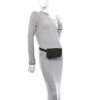 Paper Calfskin Intrecciato Cassette Belt Bag Raintree