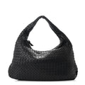 Nappa Intrecciato Medium Veneta Hobo Black