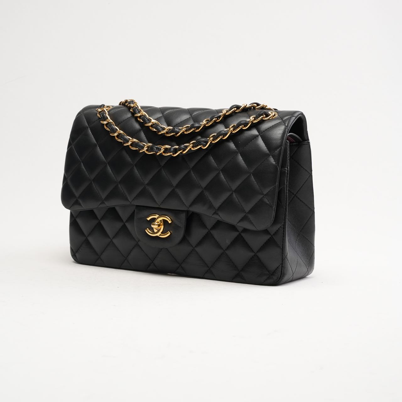 Chanel Jumbo Classic Double Flap Lamb Black 2017