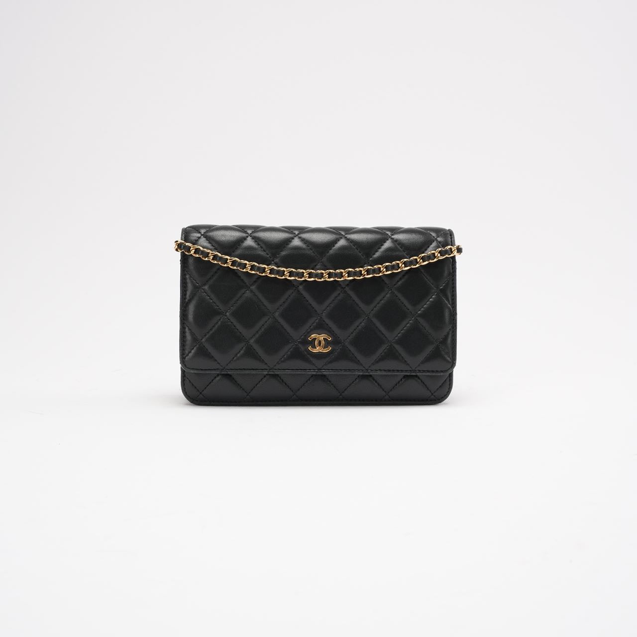 Chanel Black Classic Wallet on Chain (WOC) 2019