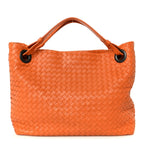 Nappa Intrecciato Bella Tote Orange