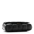 Nappa Maxi Intreccio Small Padded Cassette Crossbody Bag Black