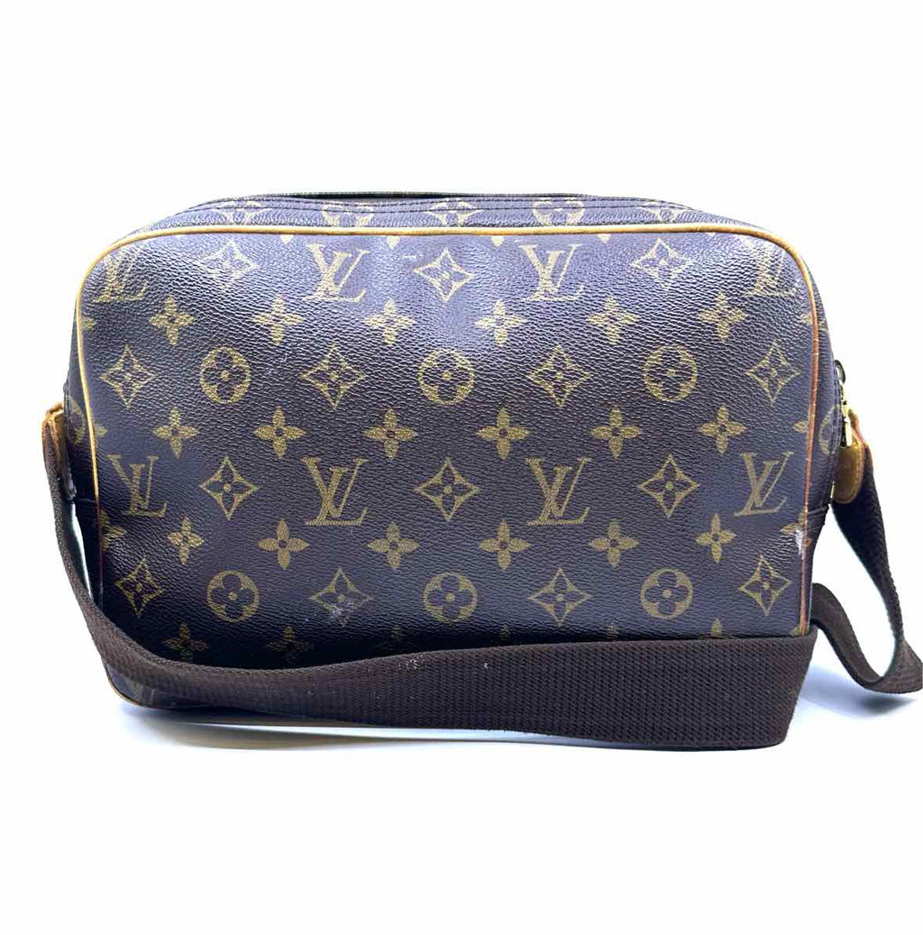 LOUIS VUITTON BROWN & BEIGE Coated canvas Handbag