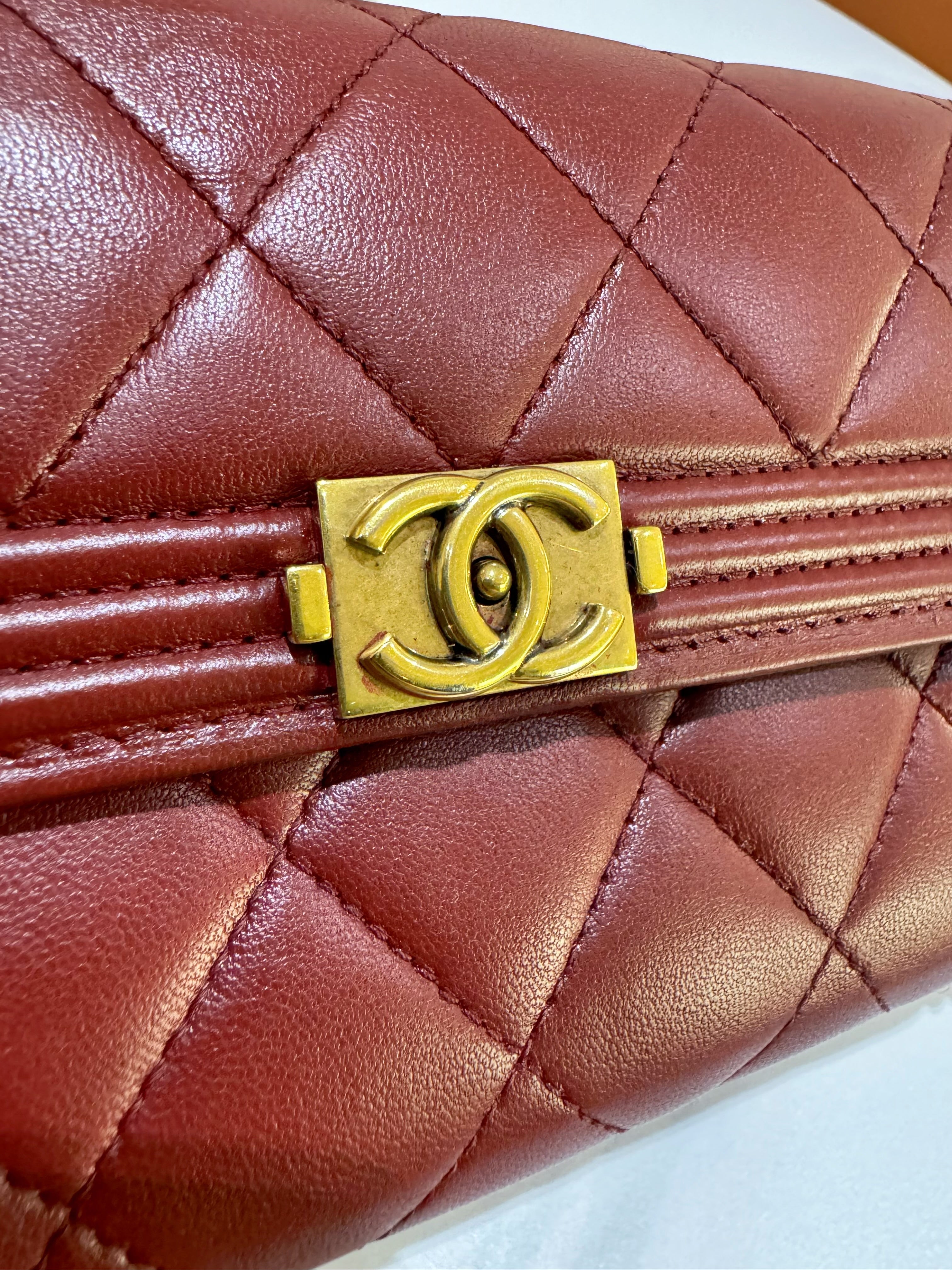 BOY CHANEL FLAP WALLET