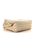 Suede Intrecciato Small Loop Camera Bag Sand