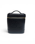 Chanel CC Caviar Vanity Black Case